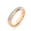 Picture of Elegant Band Featuring A Row Of Princess Cut Diamonds- 0.55ctw Diamonds