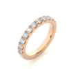 Picture of 1.01 Carat Lab Grown Diamond Pave Setting Eternity Band.