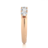 Picture of 1.11 Carat Five Round Stone Lab Diamond Band.