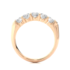 Picture of 1.11 Carat Five Round Stone Lab Diamond Band.