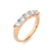 Picture of 1.11 Carat Five Round Stone Lab Diamond Band.