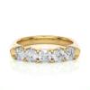 Picture of 1.11 Carat Five Round Stone Lab Diamond Band.