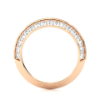 Picture of Double Row Diamond Band With A Sleek Channel design- 1ctw Diamonds