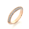 Picture of Double Row Diamond Band With A Sleek Channel design- 1ctw Diamonds