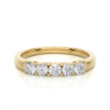 Picture of Five Stone Band With Round Diamonds- 0.50 Ctw Diamonds