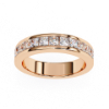 Picture of Regal Princess Gold Band Ring -1.10ctw Diamonds