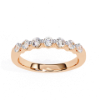Picture of 0.52 Carat 7 Sparkling Diamonds In A Shared Prong Setting.