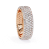 Picture of 1.80 Ct Ring Adorned With Multiple Rows Of Sparkling Diamonds.