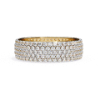 Picture of 1.80 Ct Ring Adorned With Multiple Rows Of Sparkling Diamonds.