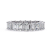 Picture of 5Carat Emerald Cut Lab Grown diamond Eternity Band