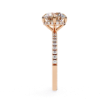 Picture of 2.40 Carat Solitaire Round Diamond Ring With a Diamond Studded Band.(2.66 Ctw Diamonds)