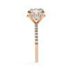 Picture of Glamorous 3 Carat Solitaire Cushion Lab Grown Diamond Ring.(3.25 Ctw Diamonds)