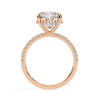 Picture of Glamorous 3 Carat Solitaire Cushion Lab Grown Diamond Ring