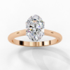 Picture of 1.20 Carat LGD Oval Solitaire Ring, simple yet Striking. 