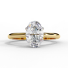 Picture of 1.20 Carat LGD Oval Solitaire Ring, simple yet Striking. 
