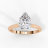 Picture of 1 Carat Pear Shaped Solitaire LGD Ring Designed to Captivate.