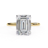 Picture of 2.55 Carat Emerald Cut Lab Grown Diamond Ring With a Hidden Halo.(2.60 Ctw Diamonds)