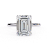 Picture of 2.55 Carat Emerald Cut Lab Grown Diamond Ring With a Hidden Halo.(2.60 Ctw Diamonds)