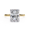 Picture of 3 Carat radiant Cut Diamond solitaire Ring.