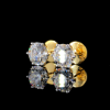Picture of Elegant 5 Carat Total Solitaire Earrings.