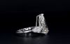 Picture of 5.50 Carat Pear Shaped Solitaire With Matching Pear Side Stones. (6.60CtW Diamonds)
