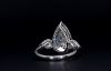 Picture of 5.50 Ct Pear Shaped Solitaire With Matching Pear Side Stones. (6.60CtW Diamonds)