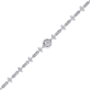 Picture of 0.80CT Floral Diamond Bracelet With Elegant Detailing.