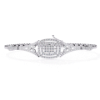 Picture of 1.10 Carat Round Diamond Bracelet With A Cluster Design.