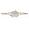 Picture of 1.07 Carat Round Diamond Bracelet With A Cluster Design.