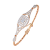 Picture of 1.07 Carat Round Diamond Bracelet With A Cluster Design.