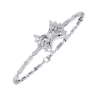 Picture of Regal Bracelet With Princess Cut Center And Round Diamond Accents.