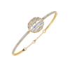 Picture of Striking Bracelet Featuring A Layered Diamond Sphere.
