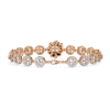 Picture of Modern Diamond Bracelet With Circular Flair.