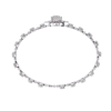 Picture of Intricate Floral Inspired Diamond Bracelet Design.