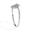 Picture of Teardrop Diamond Bracelet With Elegant Pave Accents.