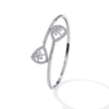 Picture of Teardrop Diamond Bracelet With Elegant Pave Accents.