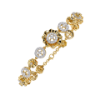 Picture of Floral Diamond Bracelet With Intricate Circular Motifs.