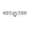 Picture of Floral Diamond Bracelet With Intricate Circular Motifs.