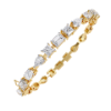 Picture of A Luxurious 13.84 Carat Bracelet Showcasing Pear, Princess, Oval And Emerald Cut Diamonds.