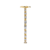 Picture of Diamond Bracelet Highlighted By A Sculpted Floral Emblem.