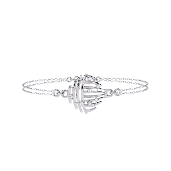 Picture of Galaxy Twist Diamond Bracelet.