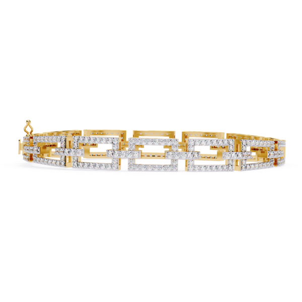 Picture of Radiant Links – 2.30 Carat Diamond Bracelet