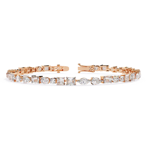 Picture of The Fancy Stream – 5.80 Carat Diamond Tennis Bracelet