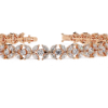 Picture of Floral Aura – 6.25 Carat Diamond Cluster Bracelet