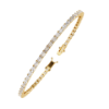 Picture of Linear luxe - 3.55 Carat Emerald Cut Diamond Tennis Bracelet.