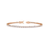 Picture of Linear luxe - 3.50 Carat Emerald Cut Diamond Tennis Bracelet.