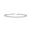 Picture of Linear luxe - 3.55 Carat Emerald Cut Diamond Tennis Bracelet.