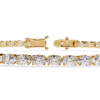 Picture of Majestic Oval - 6.70 Carat Oval Diamond Tennis Bracelet.