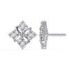 Picture of FloraTwist Diamond Studs - 0.80 Carat Round Cut.