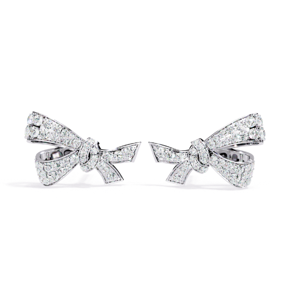 Picture of BellaBow Diamond Studs - 0.95 Carat Round Cut.